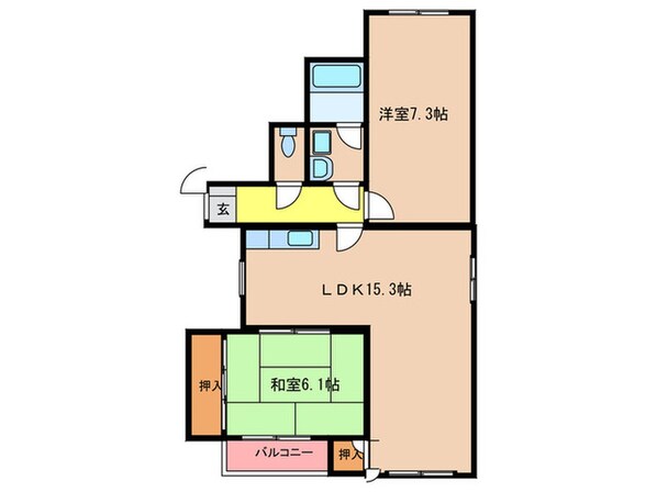 Oak　hills 10の物件間取画像